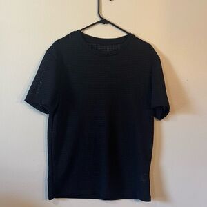 Men’s black knitted Tee